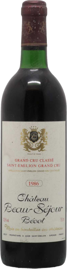 Château Beau-Séjour Bécot 1986 – Bordeaux Premium